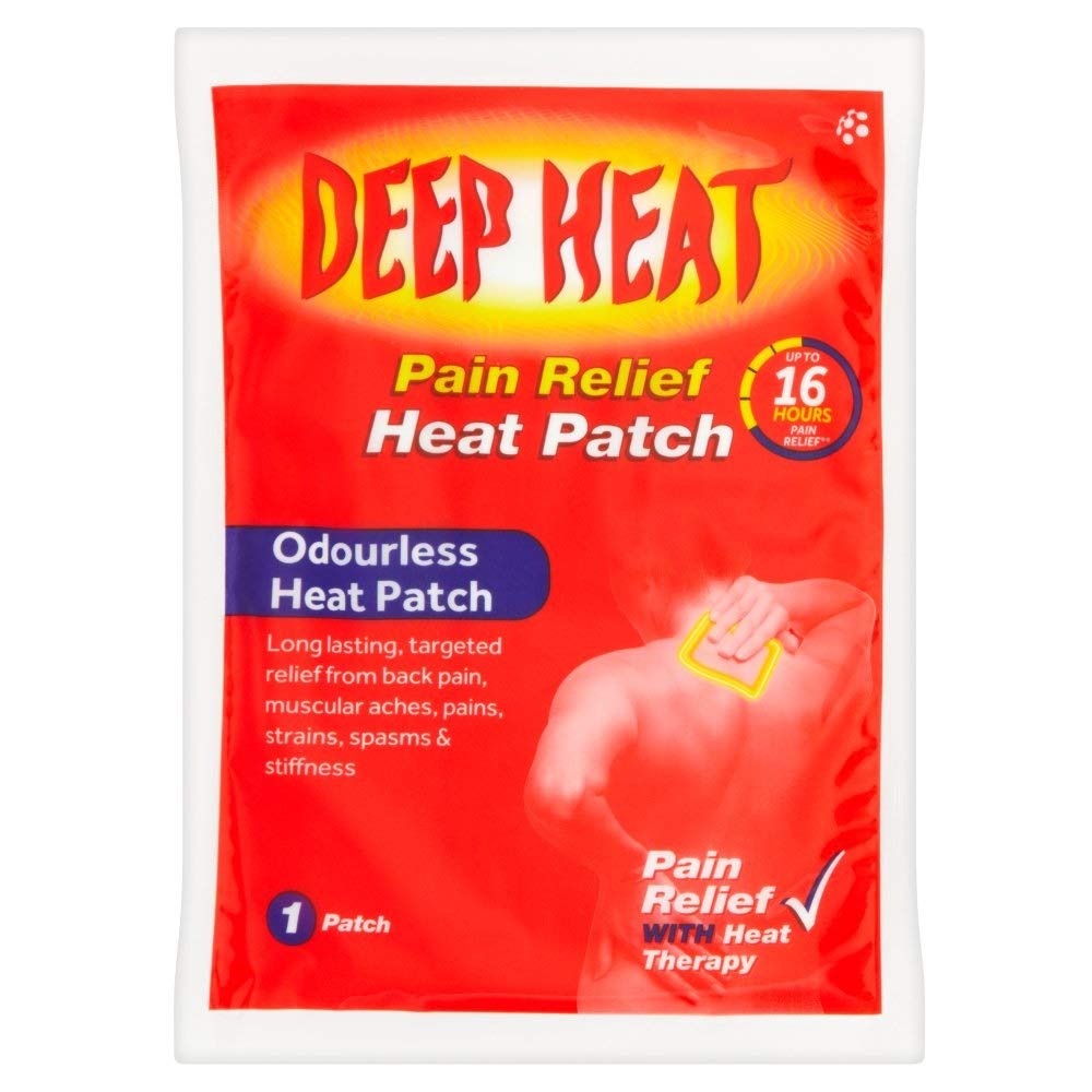Pain Relief Heat Patch, Muscular Aches, Pains, Joint Stiffness (Pack of 1 Patch)