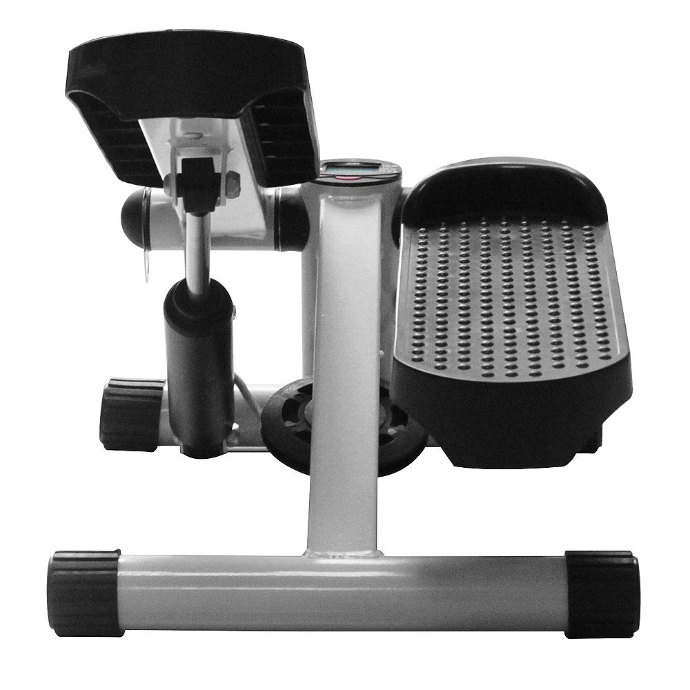 Hydrauliczny stepper z ekranem LCD Mini Stepper z linkami zaciskowymi, nie wymaga ładowania czarno-biały A