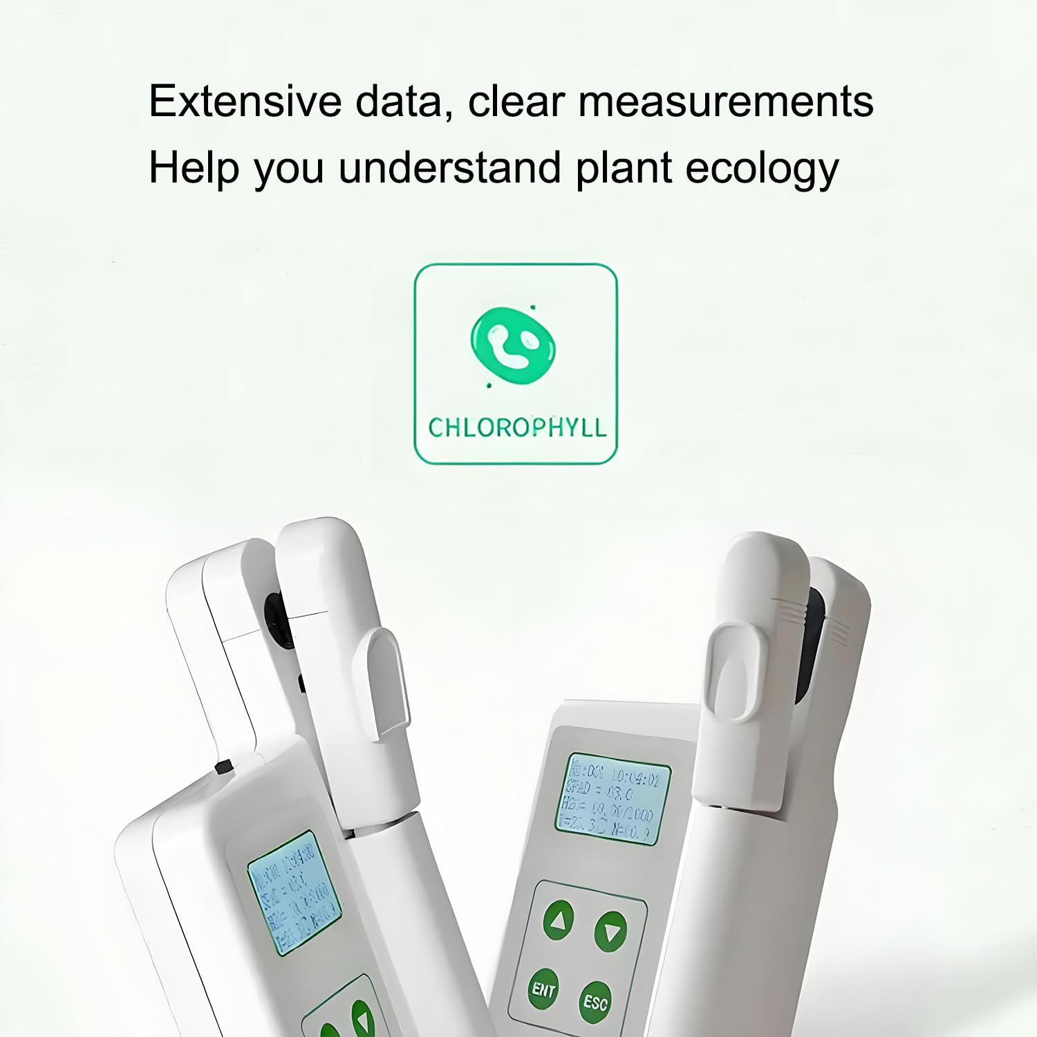 Medidor de clorofila portátil para una medición precisa, Ideal para Agricultores, jardineros e investigadores científicos.