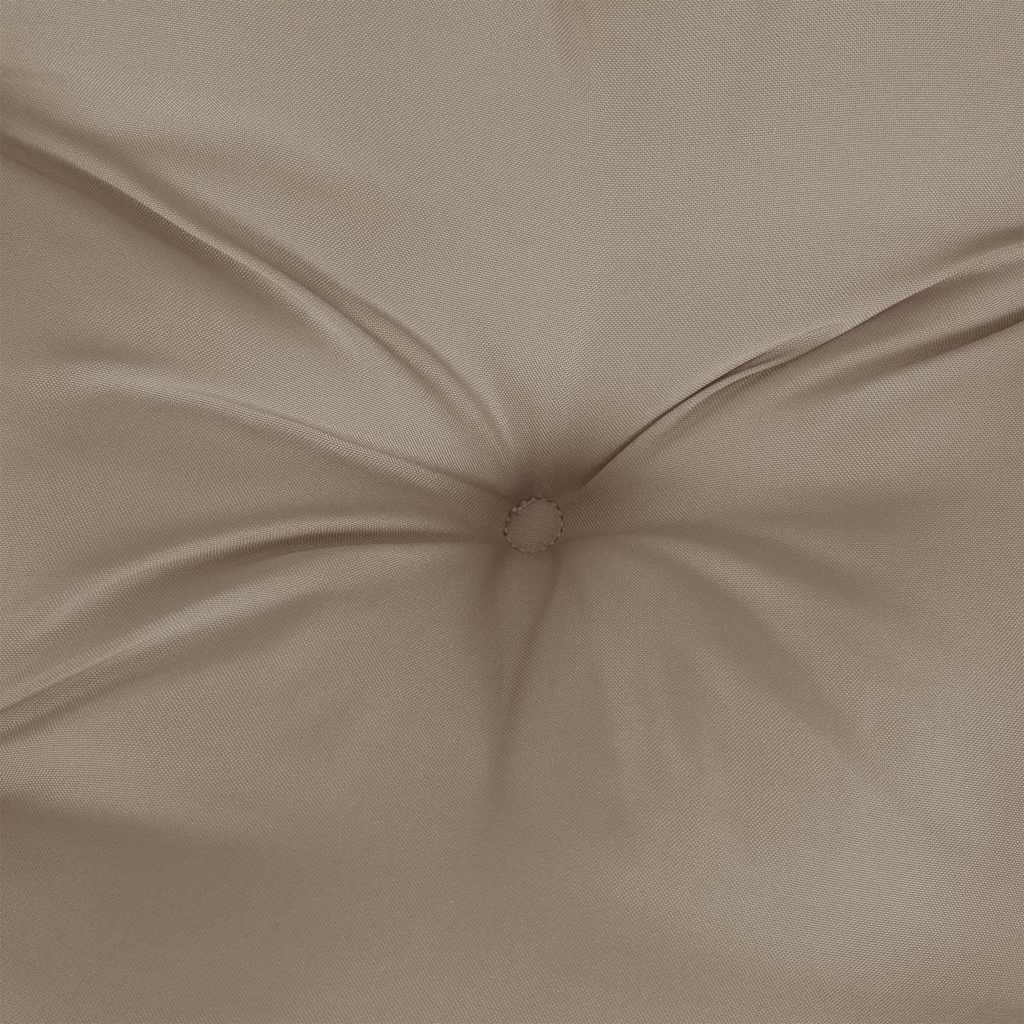Nakładka na ławkę ogrodową, kolor taupe, 150 x (50 + 50) x 7 cm, tkanina Oxford, wodoodporna, nakładka na ławkę ze sznurkami, poduszka do siedzenia na ławkę ogrodową i meble tarasowe, miękkie