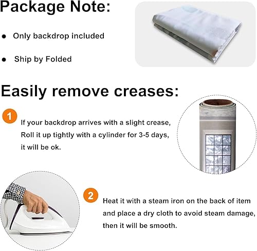 Miniatura 7 de CSFOTO Telón de fondo de paisaje de parque de poliéster de 7 x 5 pies, río azul agua y árbol bosque, jardín, cielo azul, picnic al aire libre,