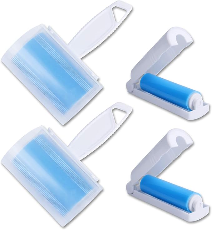 Lint Remover Roller, WOWGO 4Pack Sticky Lint Roller, Fluff