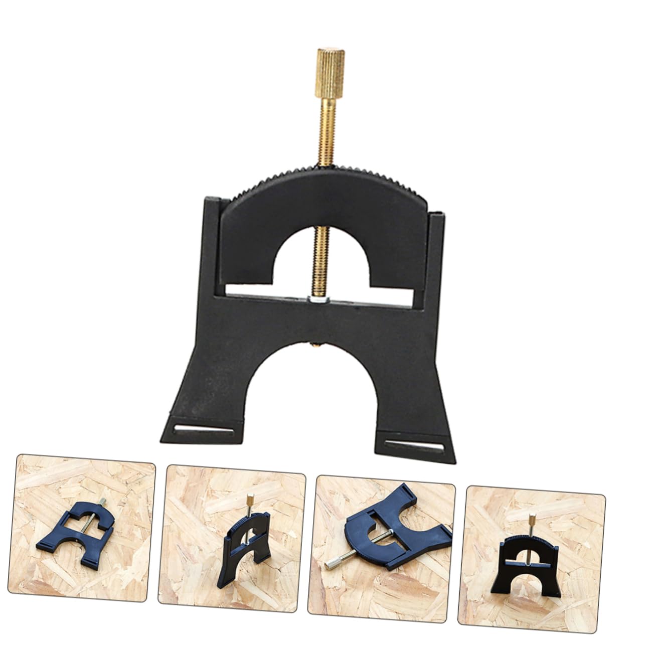 Strumento per Cambio Corde Violoncello B502, Ponte | Nero, Plastico e Ottone, Design Preciso, Accessorio per Cello, Supporto per Liuteria