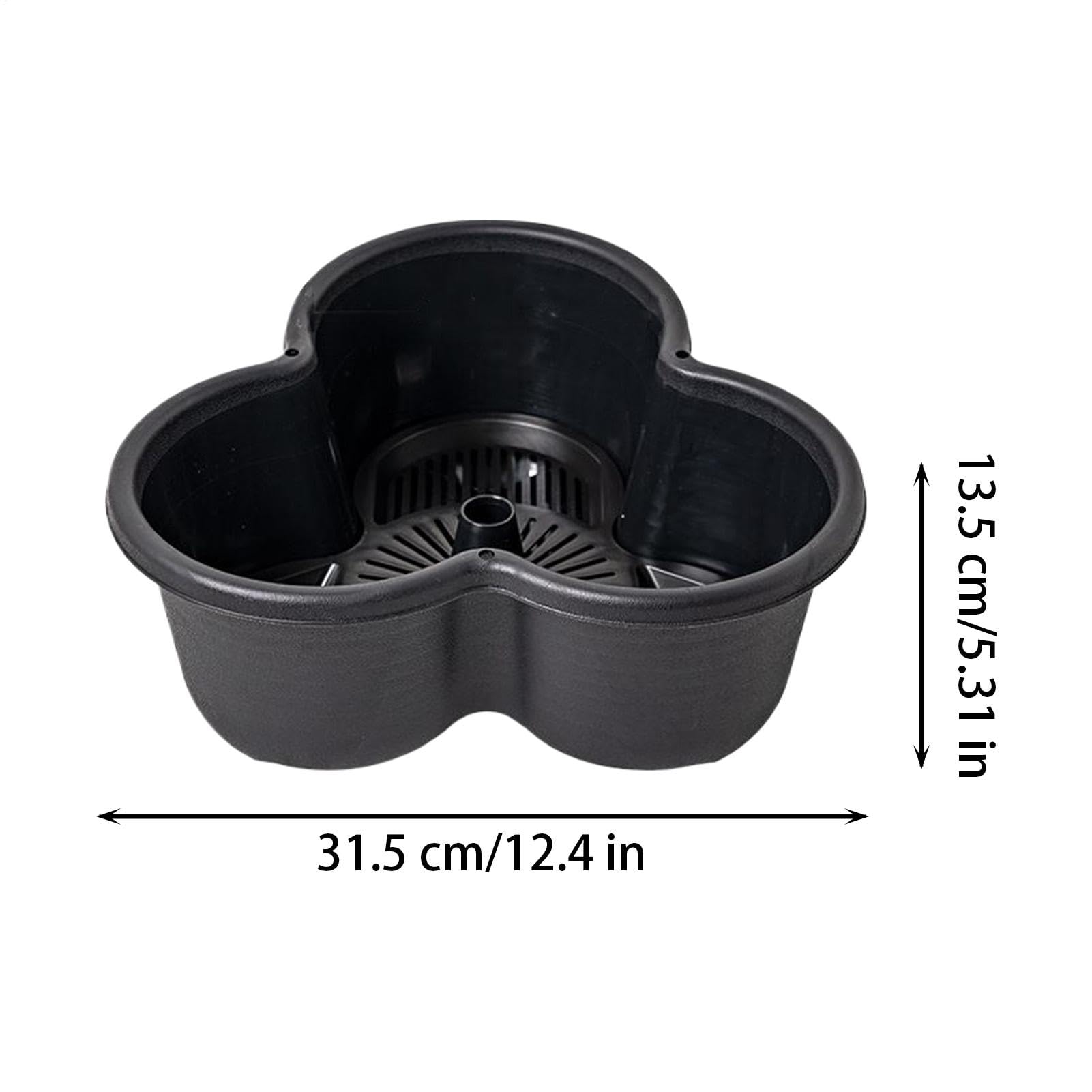 Fioriera impilabile per fragole, vaso verticale con di auto-irrigazione, multi-livello salvaspazio con ruote (31,4 x 13,5 cm), per verdure, fiori, piante grasse | Fioriera A Torre Da Giardino Per Uso Interno per Giardinaggio e Coltivazione in Casa Interno