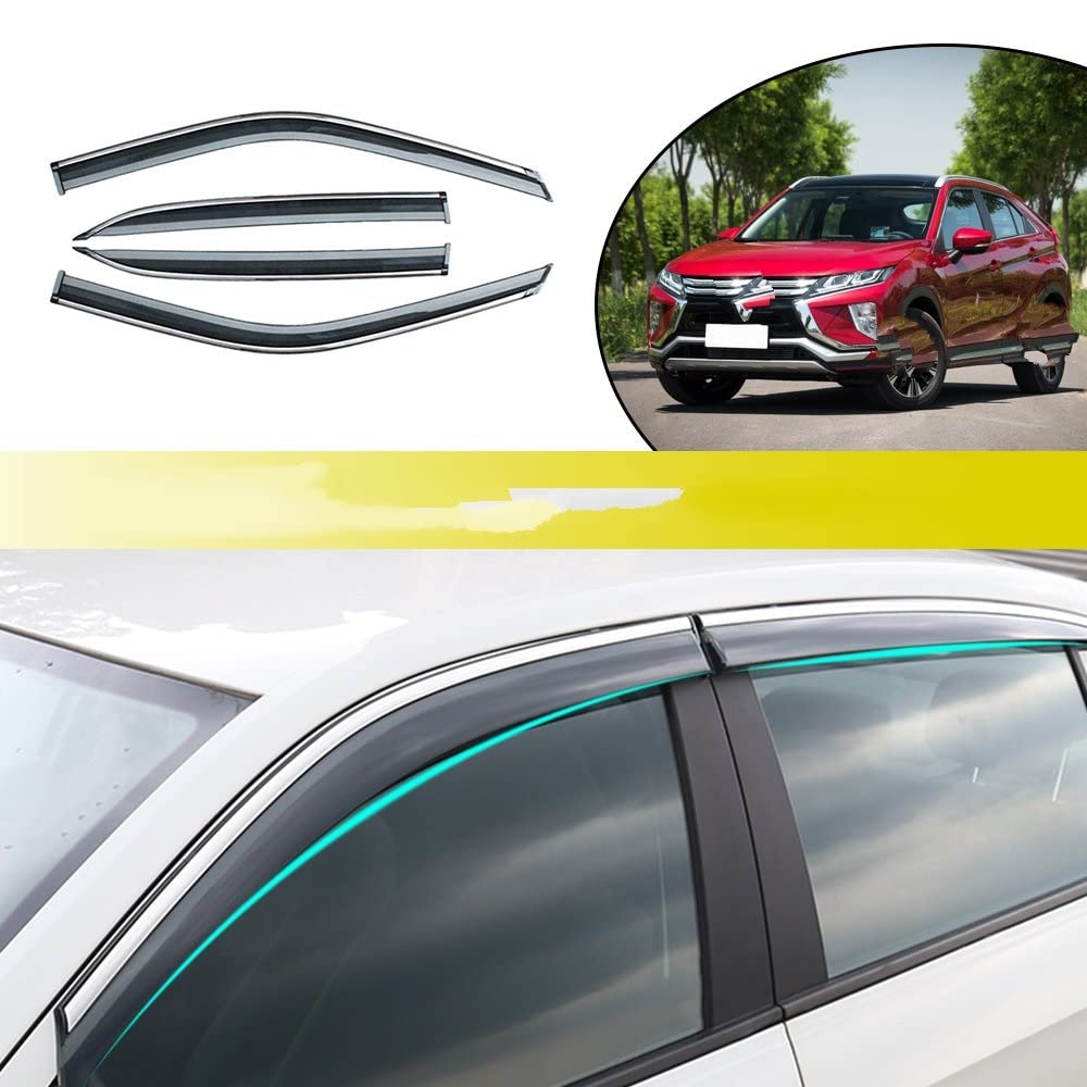 osłona przeciwsłoneczna do samochodu osłona przeciwsłoneczna osłona przeciwsłoneczna osłona przeciwsłoneczna osłona przeciwdeszczowa 4 szt. do Mitsubishi do Eclipse Cross 2018 2019 fwefg