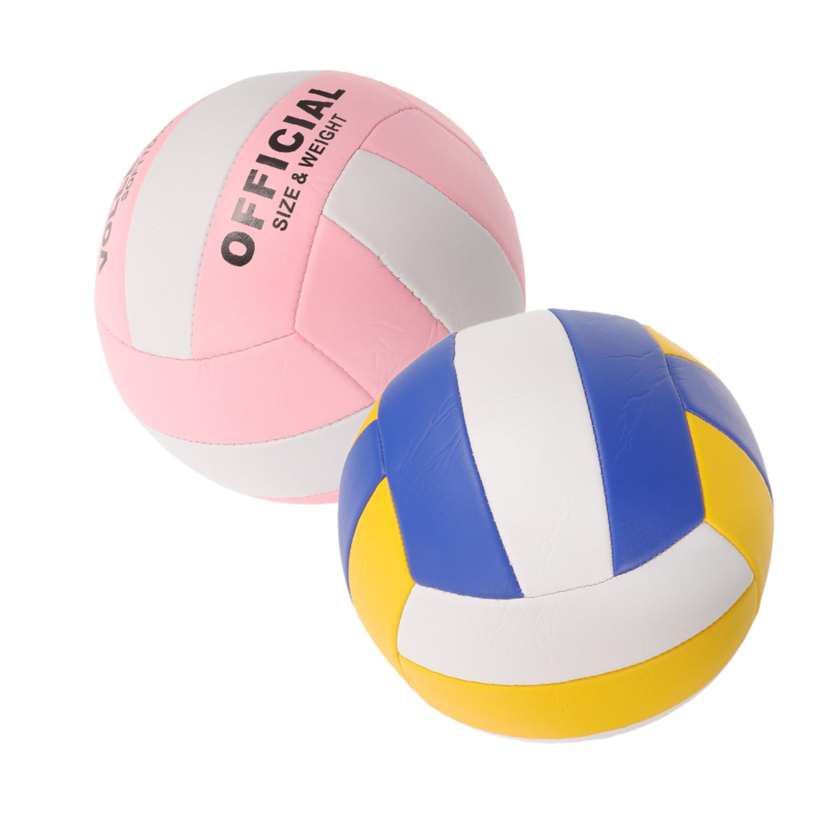 2pezzi Palla Da Pallavolo Soft Indoor Per Allenamento e Gioco Design Standard e Cuciture Macchina Materiale Resistente Per Prestazioni Costanti