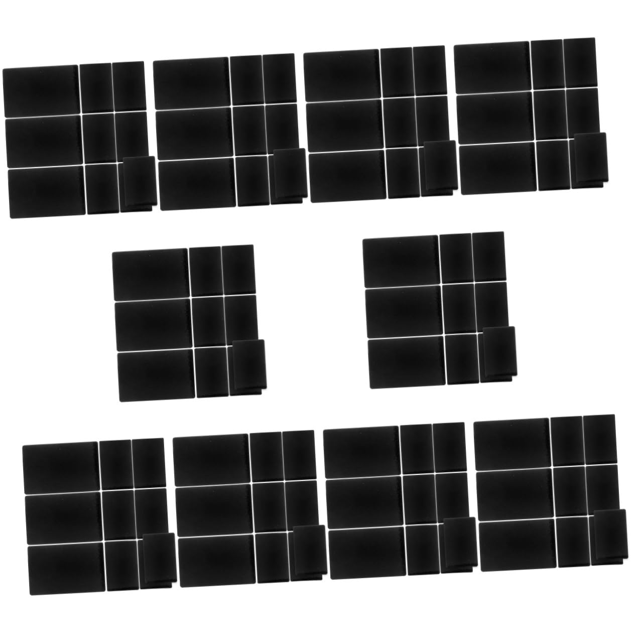 Angoily 10 Ensembles Cartes De Visite Métalliques Vides Pour Gravure Cartes Professionnelles Personnalisables 10 Pièces * 10