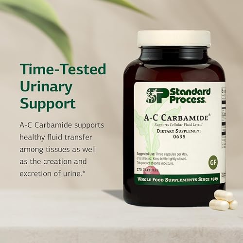 Miniatura 3 de Standard Process A-C Carbamida - Suplemento de apoyo renal sin gluten con vitamina A, vitamina C y harina de arrurruz - 270 cápsulas