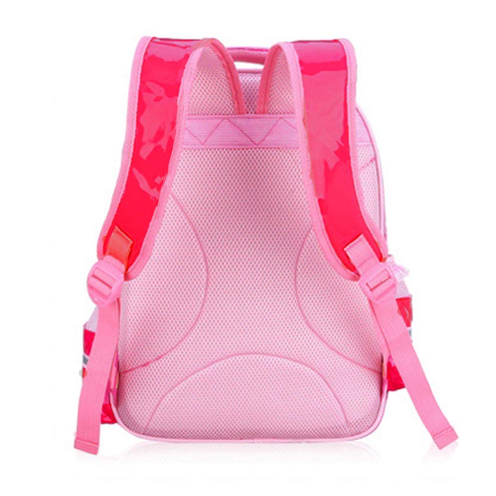 Kaxich Kinder Mädchen Rucksack Schulrucksack PU-Leder Prinzessin Stil Schultaschen Kinderrucksack für Teenage Maedchen 9-11 Jährige