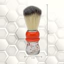 Pearl Shaving Brush for Men SBB-SYNTHETIC HAIR (ORANGE, 401) gallery image