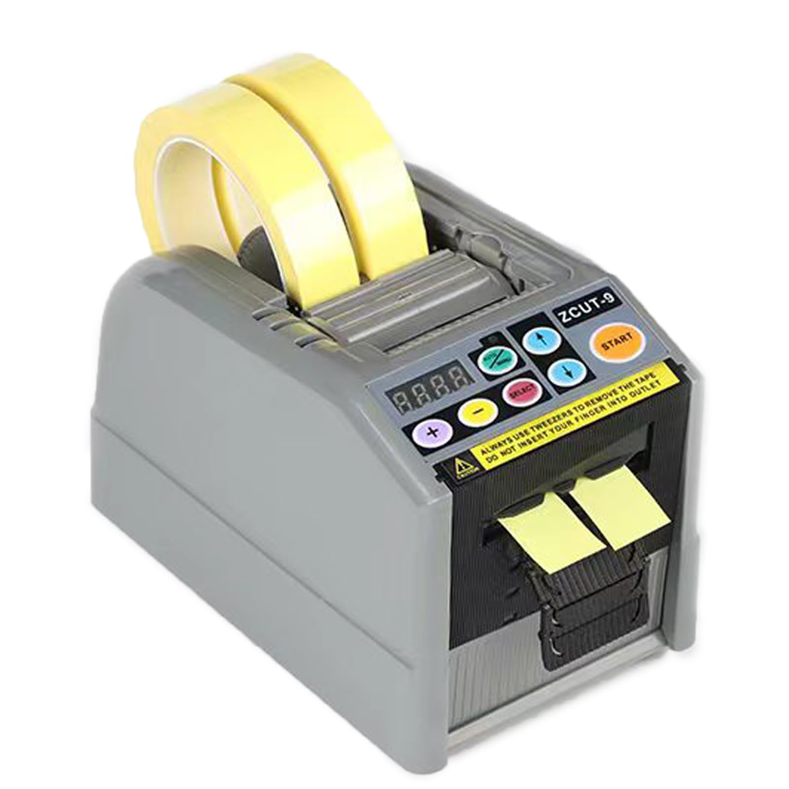 Fhrka Automatic Tape Dispenser,Auto/Manual Mode Switchable,Tape Stripper Separating Machine,For 6-60Mm Width Tapes 5-999 Mm Length Setting