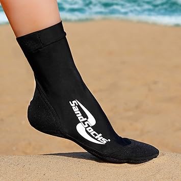 Amazon ビーチバレーボール用サンドソックス Mサイズ ブラック Sand Socks ビーチバレー