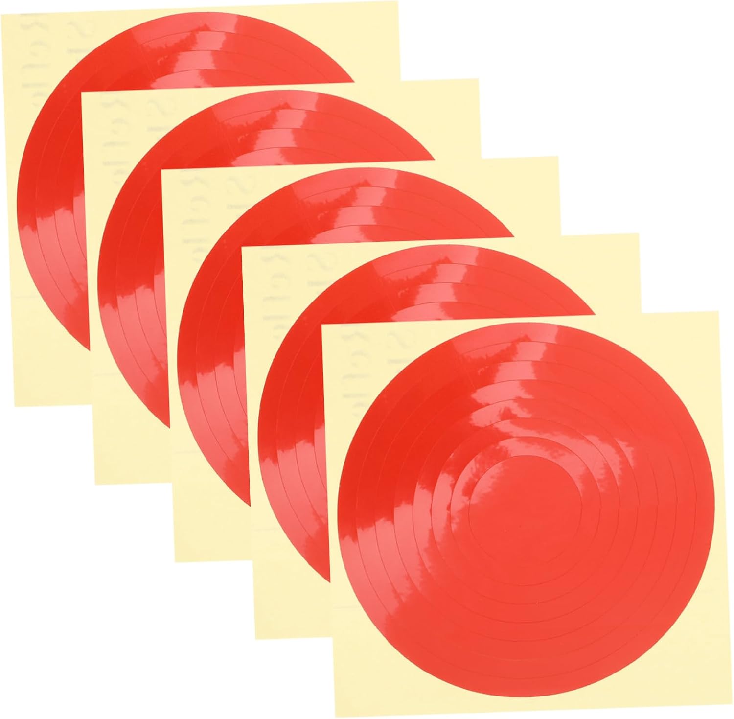 15sheets Pressure Gauge Stickers Easy Peel Off Removable Labels for Indication Adhesive Decals for Gauge Accessories