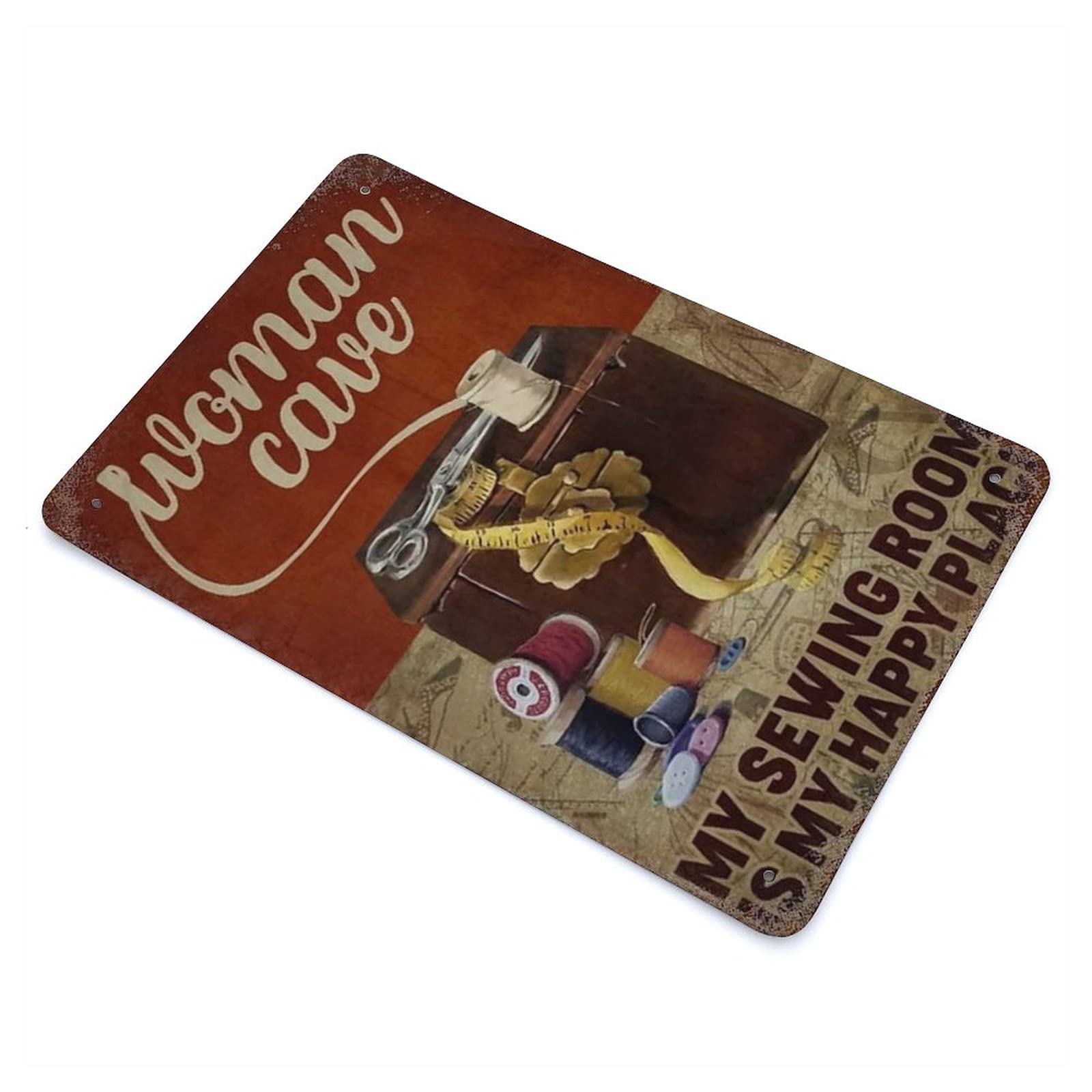 Targa In Metallo Vintage 20x30 Cm - Scritta Ispiratrice 'Be Yourself' Con Ragazza E Fiore - Decorazione Parete Per Casa, Ufficio, Bar - copertina