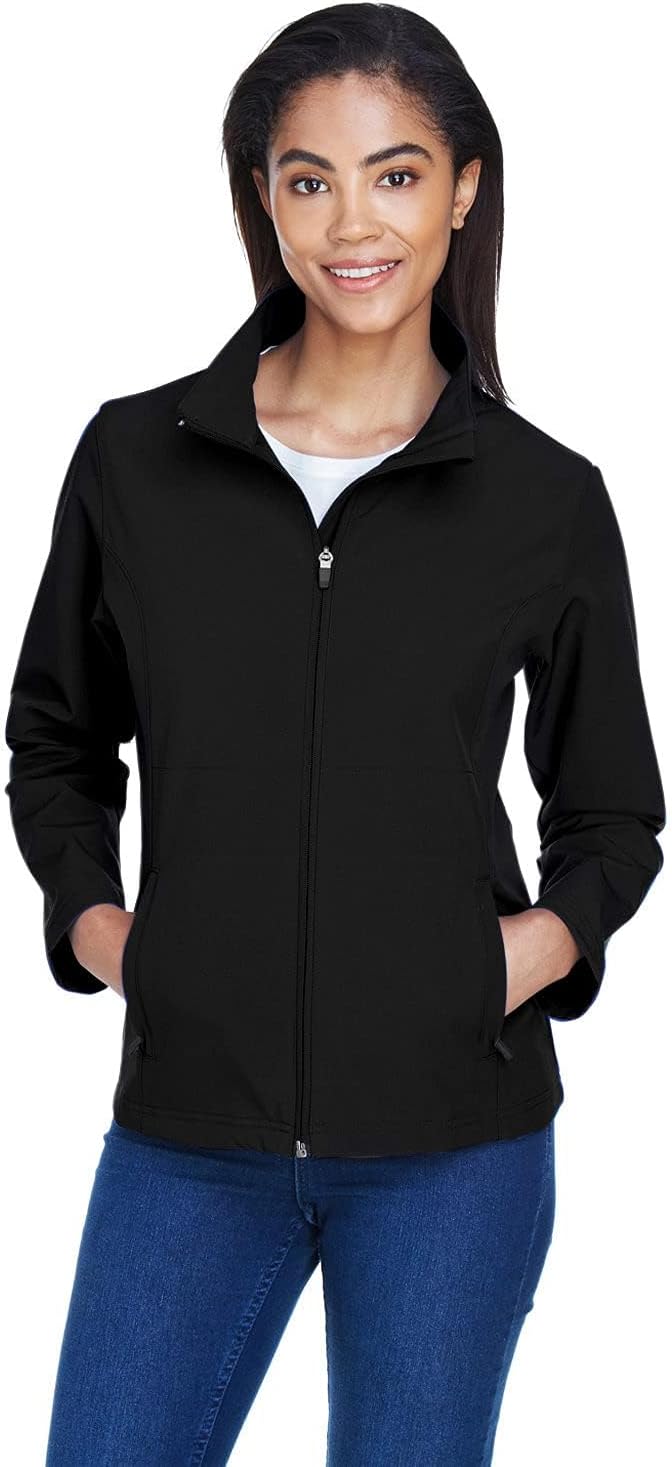Ladies' Leader Soft Shell Jacket XL BLACK