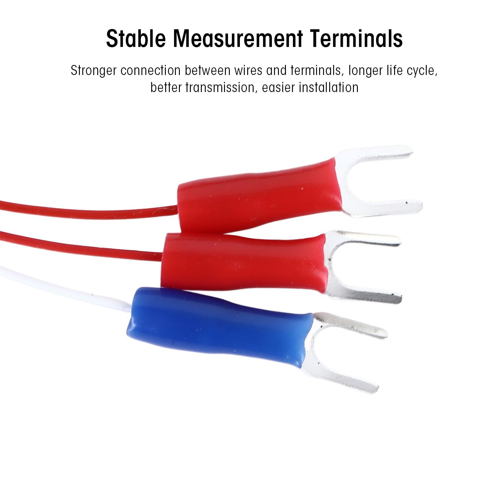 Hyuduo Sonda de Sensor de Temperatura, Acero Inoxidable Resistente Al Agua PT100, Medición de Precisión para Líquidos y Gases de -58 a 662 F