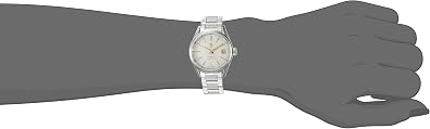 TAG Heuer Women's WAR2412.BA0776 Carrera Analog Display Swiss Automatic Silver Watch