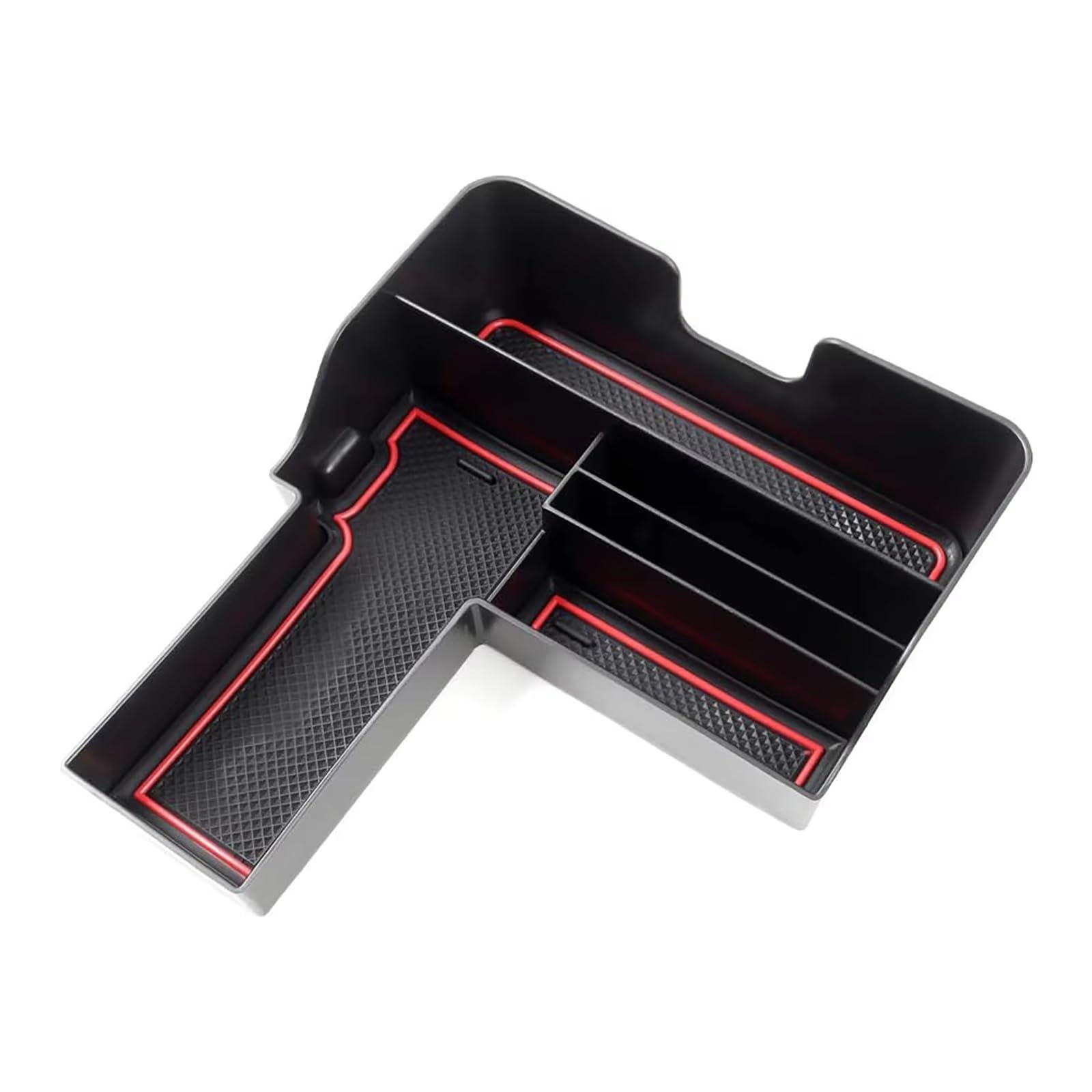 DSEQOPHH Armrest Insert Organiser Compatible With For Explorer 2020-2024 1 Pcs Center Console Organizer Interior Secondary Car Tray Middle Gear Shift Storage Box