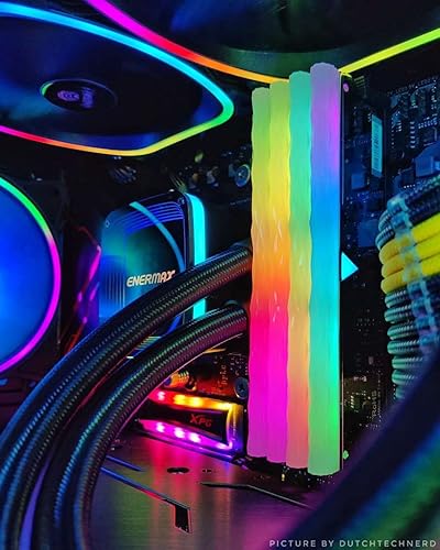 Miniatura 3 de V-Color Prism Pro RGB DDR4 16GB (2x8GB+2xDummy) 3600MHz (PC4-28800) RAM con kit de relleno RGB módulo de memoria para juegos de escritorio para