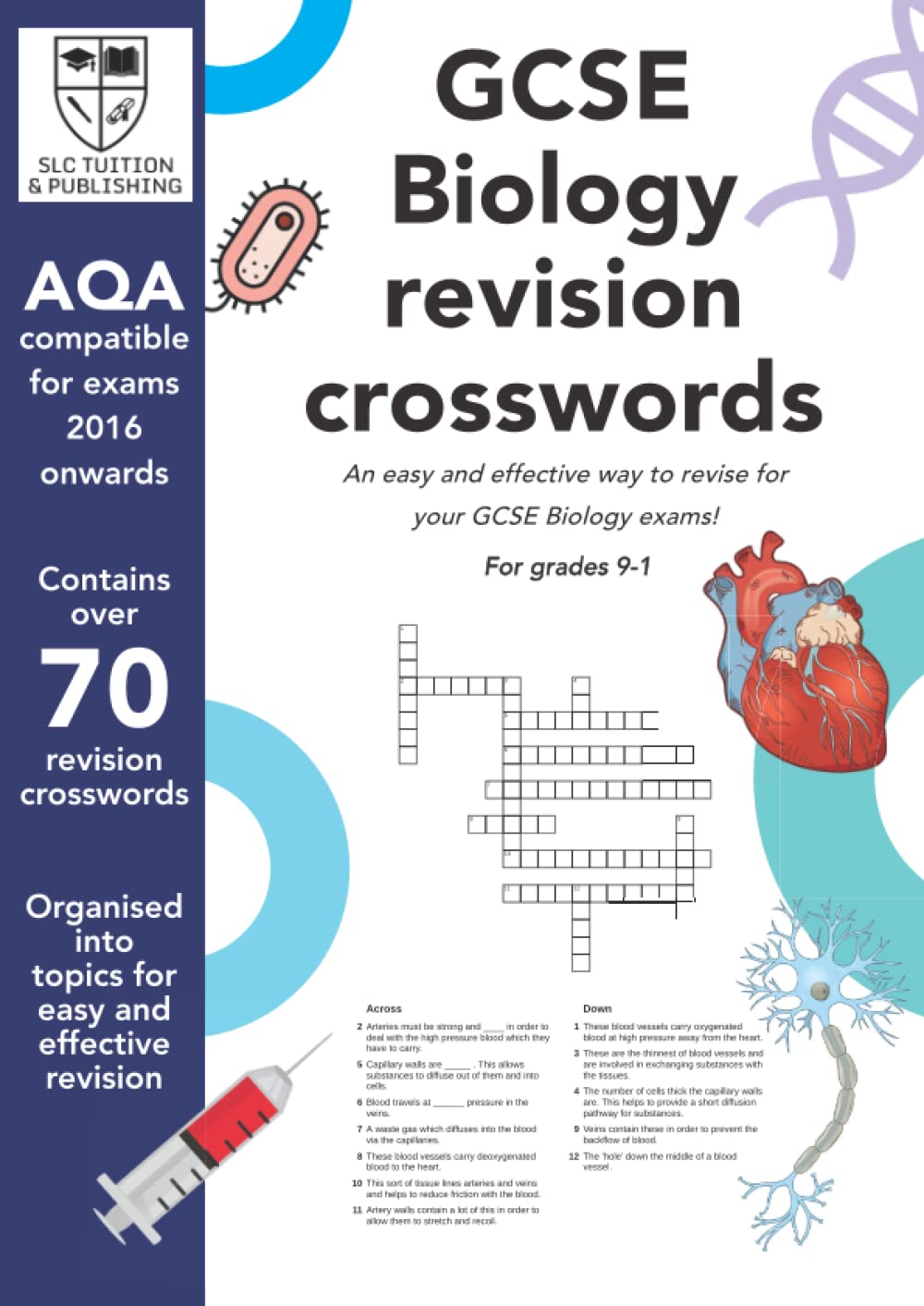 GCSE Biology revision crosswords - AQA compatible - easy and effective way to revise for AQA GCSE Biology exams - revision guide for grades 9-1