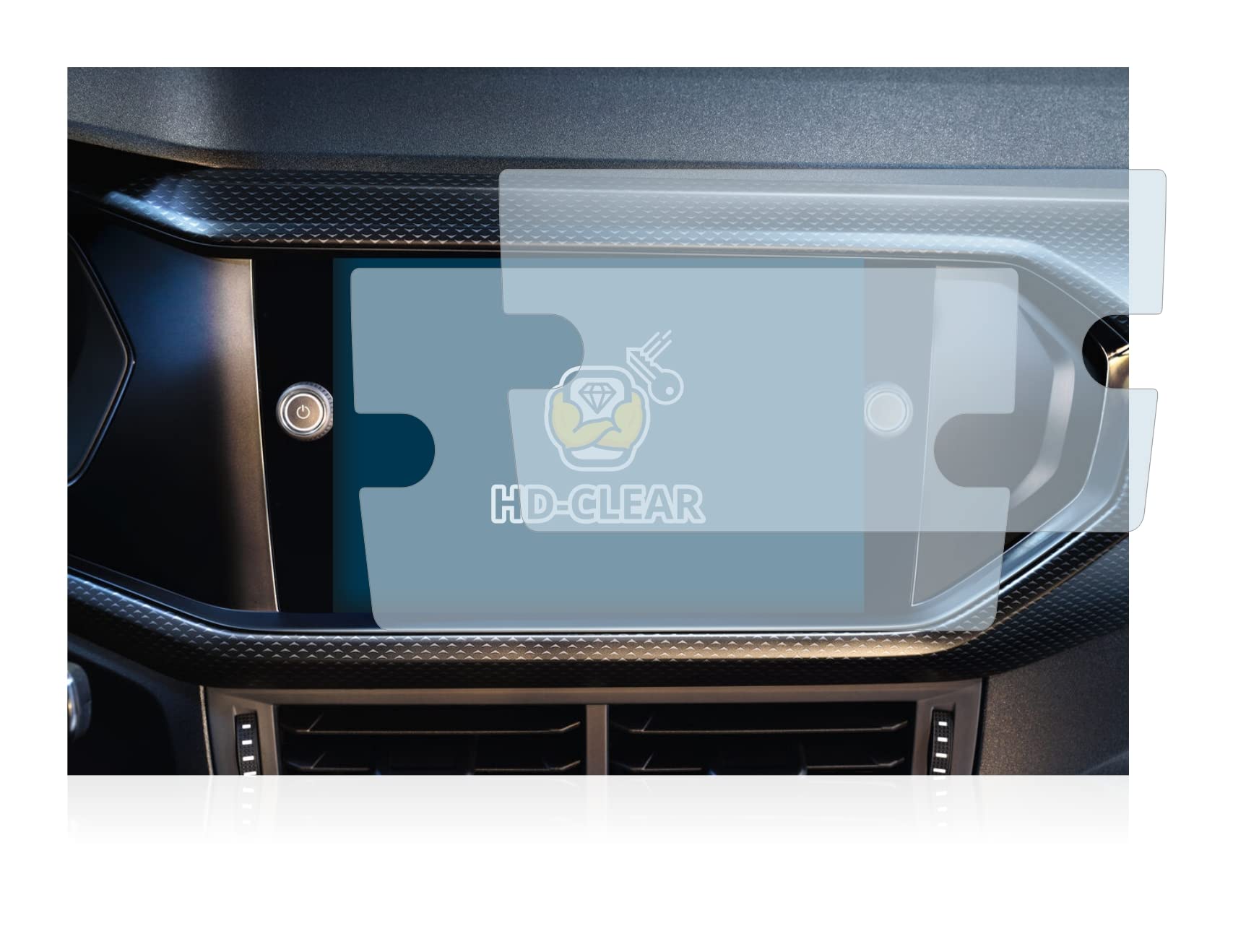 Pellicola Protettiva Opaca Anti-Riflesso Per Volkswagen Tiguan 2021 Discover Media 8" - 2 Pezzi - Foto 13