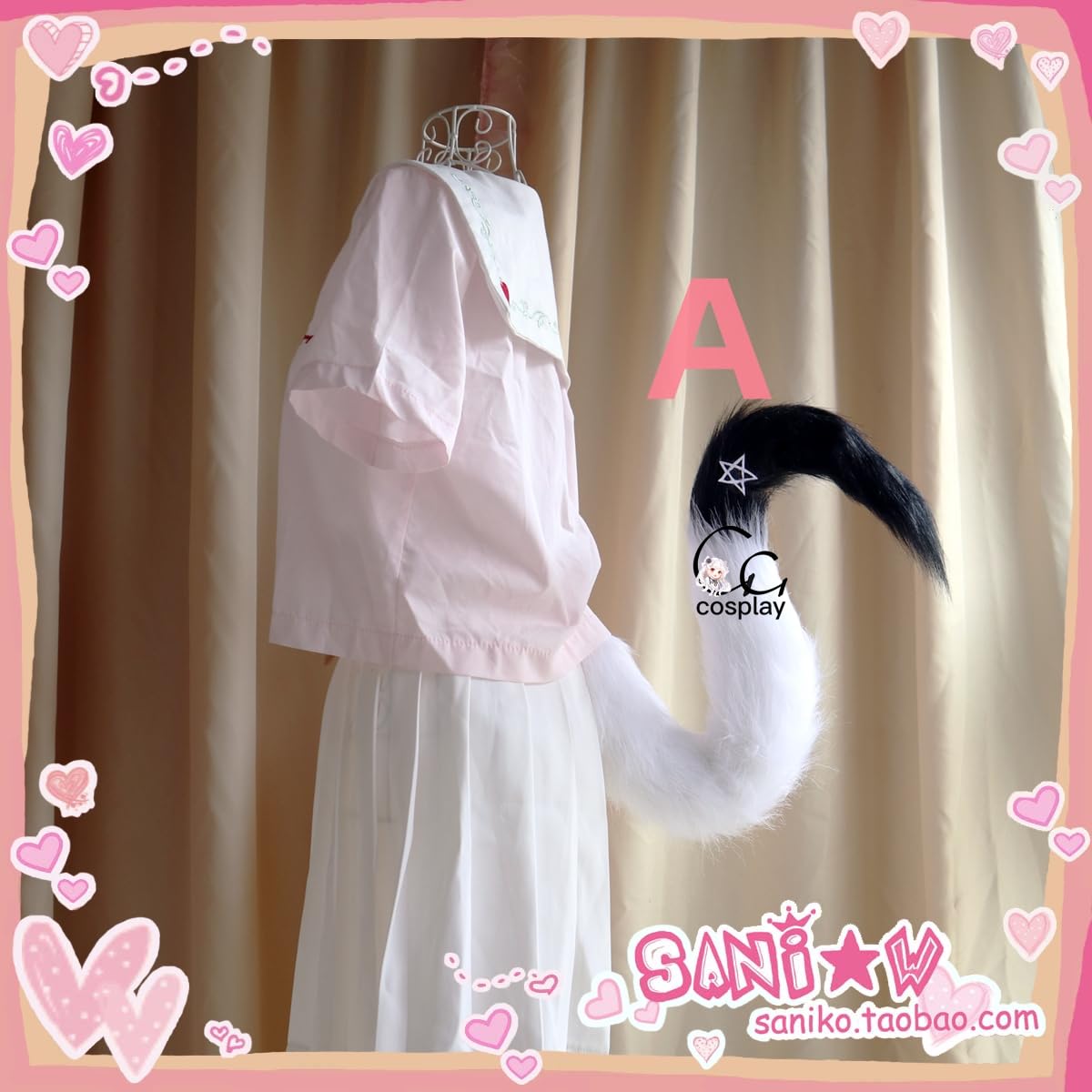 Amazon.co.jp: GGcosplay☆ VTuber 白上フブキ コスプレウィッグ 、耳