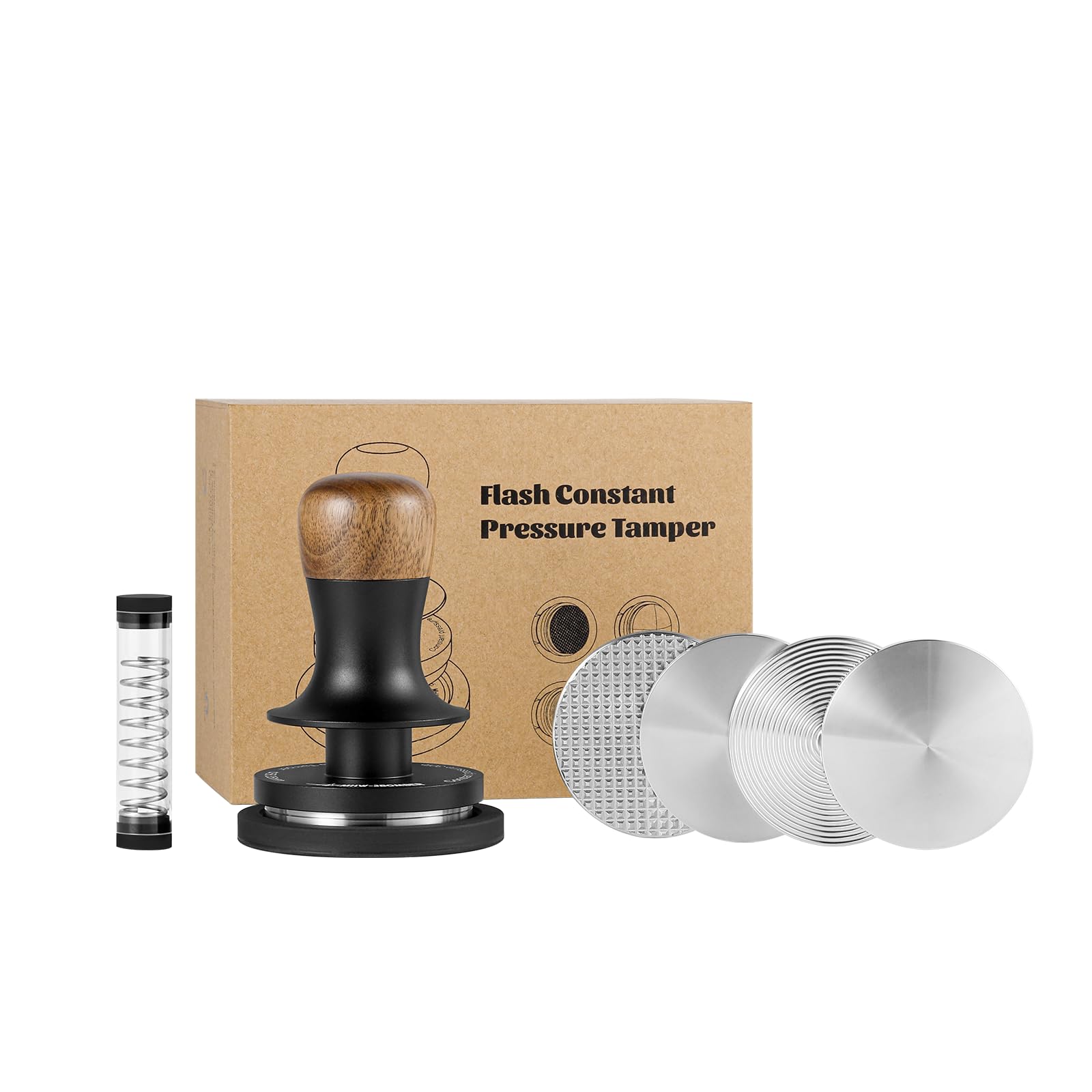 Amazon｜MHW-3BOMBER 58mm コーヒータンパー 3つのスプリング式一定 