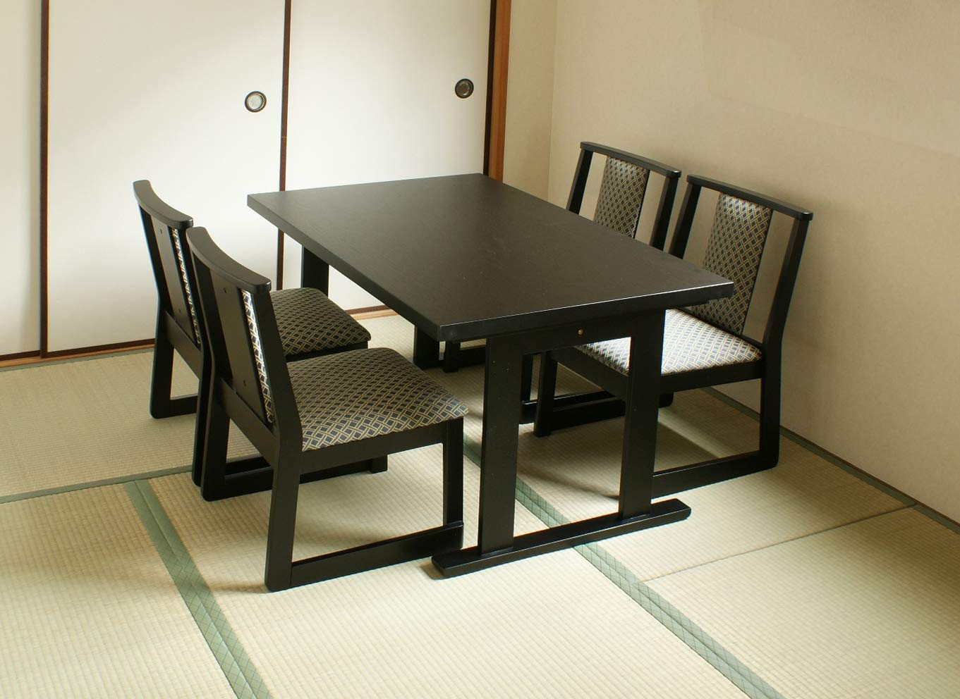Amazon｜和室用テーブル 120x75x高さ60cm ダークブラウン｜座卓