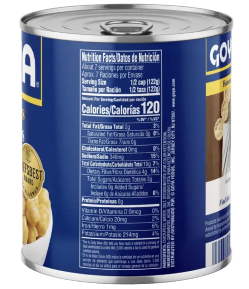 Goya Chick Peas, 29 oz, 2-Pack