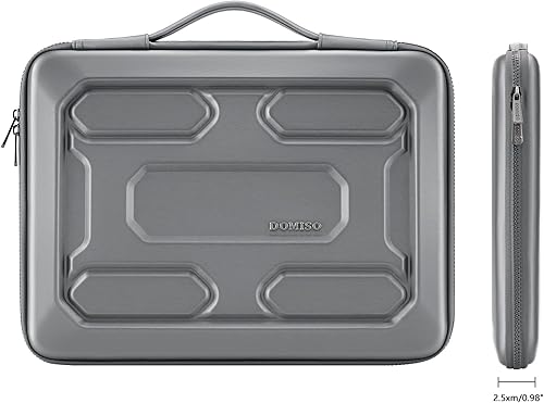 Miniatura 10 de DOMISO Funda para portátil de 17 pulgadas con asa a prueba de golpes, impermeable, funda protectora de EVA para ZBook Fury 17.3 G8MSI GS73VR Stealth