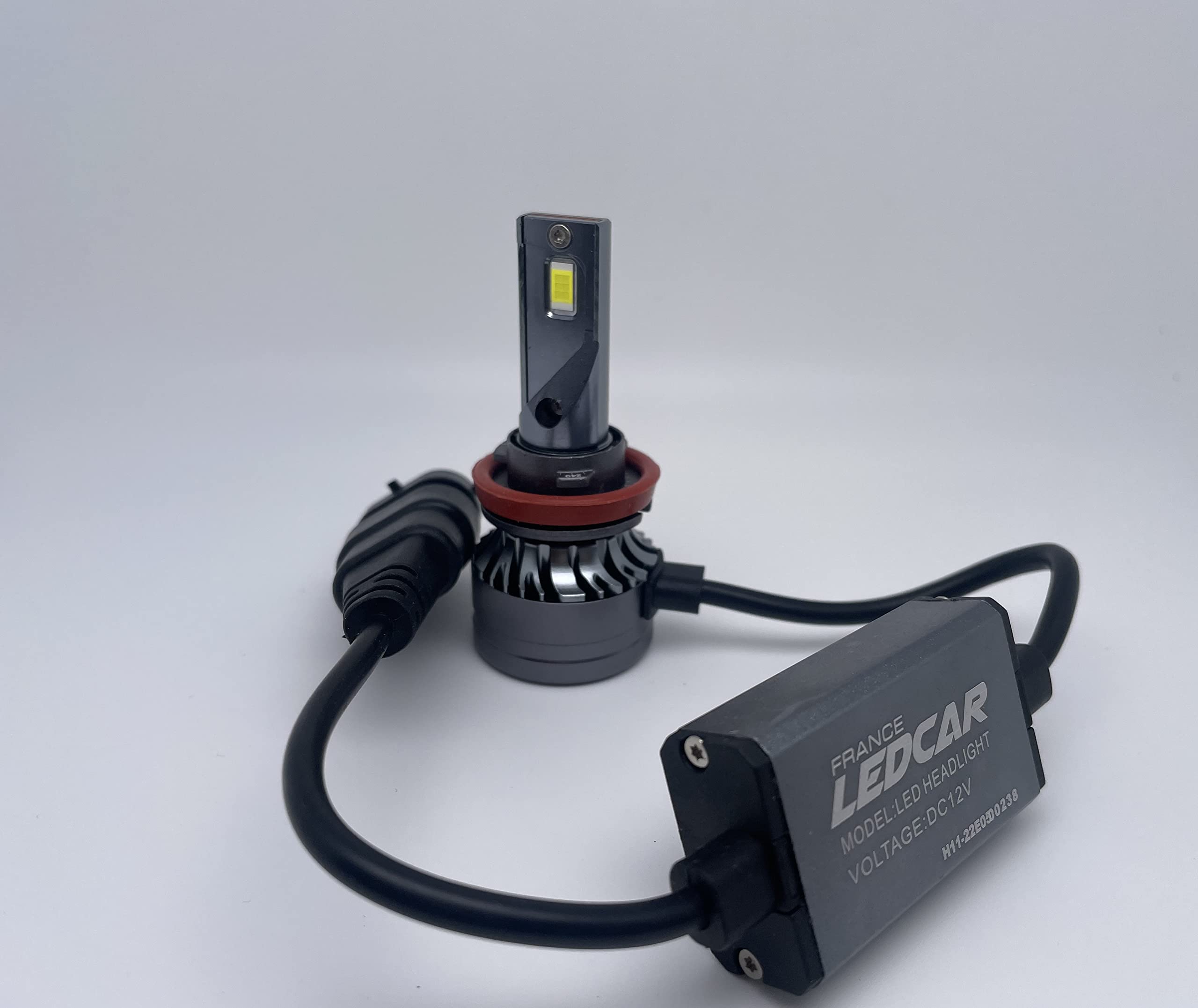 France-ledcar - Kit de bombillas LED H11, 6500 K, impermeable, IP65, larga duración, alta calidad, +300% de brillo, kit LED antierror para vehículo
