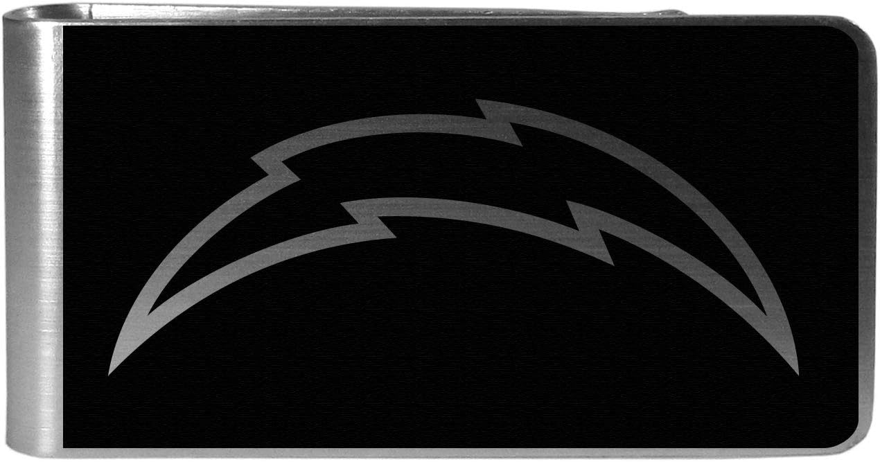 Siskiyou NFL Unisex Black and Steel Money Clip