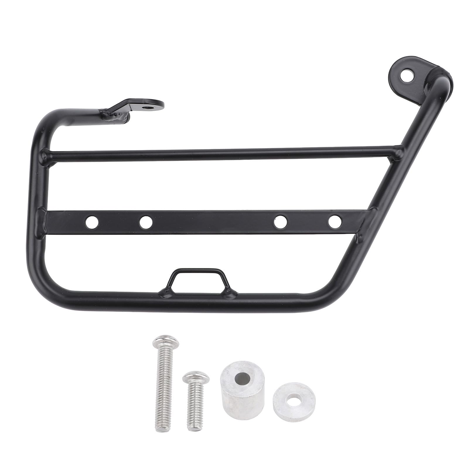 Porte-bagages Latéral de Moto, Porte-bagages Latéral en Fer à Forte Charge, Facile à Installer pour Z650RS 2022 – 2024 (fer 2)
