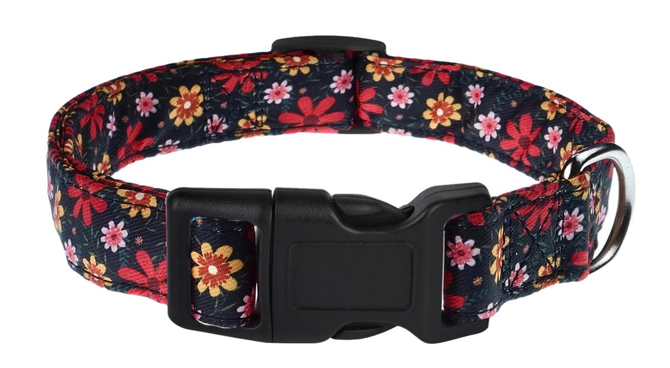YLrank Dog Collar, Adjustable Dog Collar for Small Medium Large Dogs, Cute Puppy Collar for Boy and Girl Dogs, Cute Design for Boys Girls Male Female