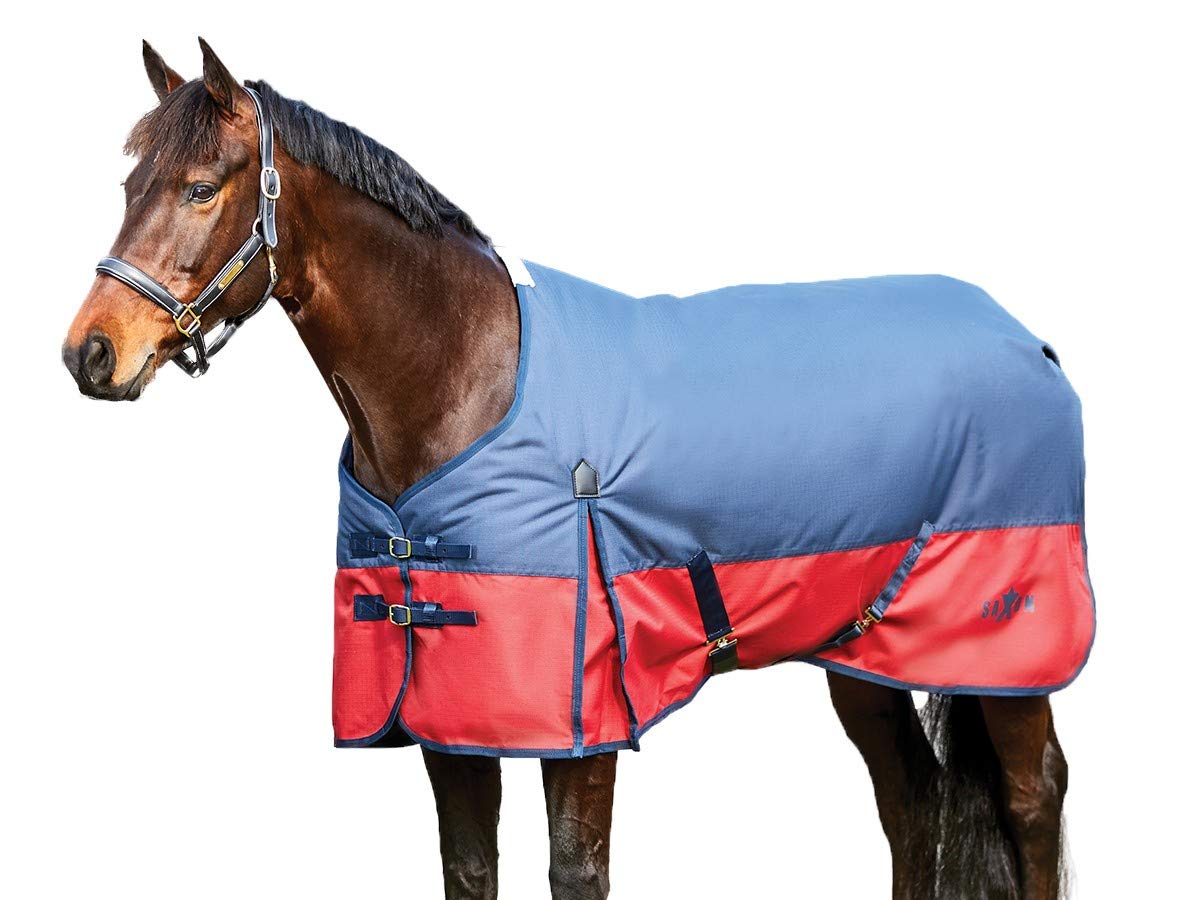 Saxon. 1200D with Gusset Standard Neck Lite II 69 Navy/Red