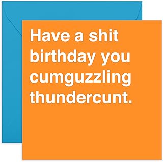 Central 23 – Funny Birthday Card For Him – Rude Birthday Card for Men – Offensive Joke Cards for Brother or Dad – Comes With Fun Stickers
