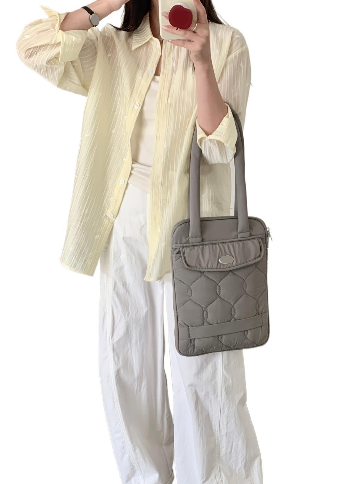 Bolso Tote Acolchado for portátil hinchado