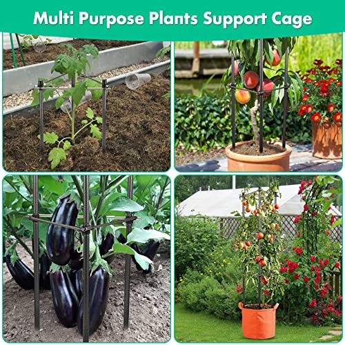 Inflation Tomato Cage,3-Tier Metal Plant Support For Gardening - 45" Tomato Cage For Climbing Plants, Vegetables, And Flowers… #TOP6