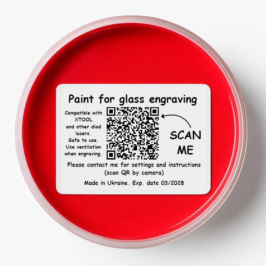 uVeans Laser Marking Paint for Glass