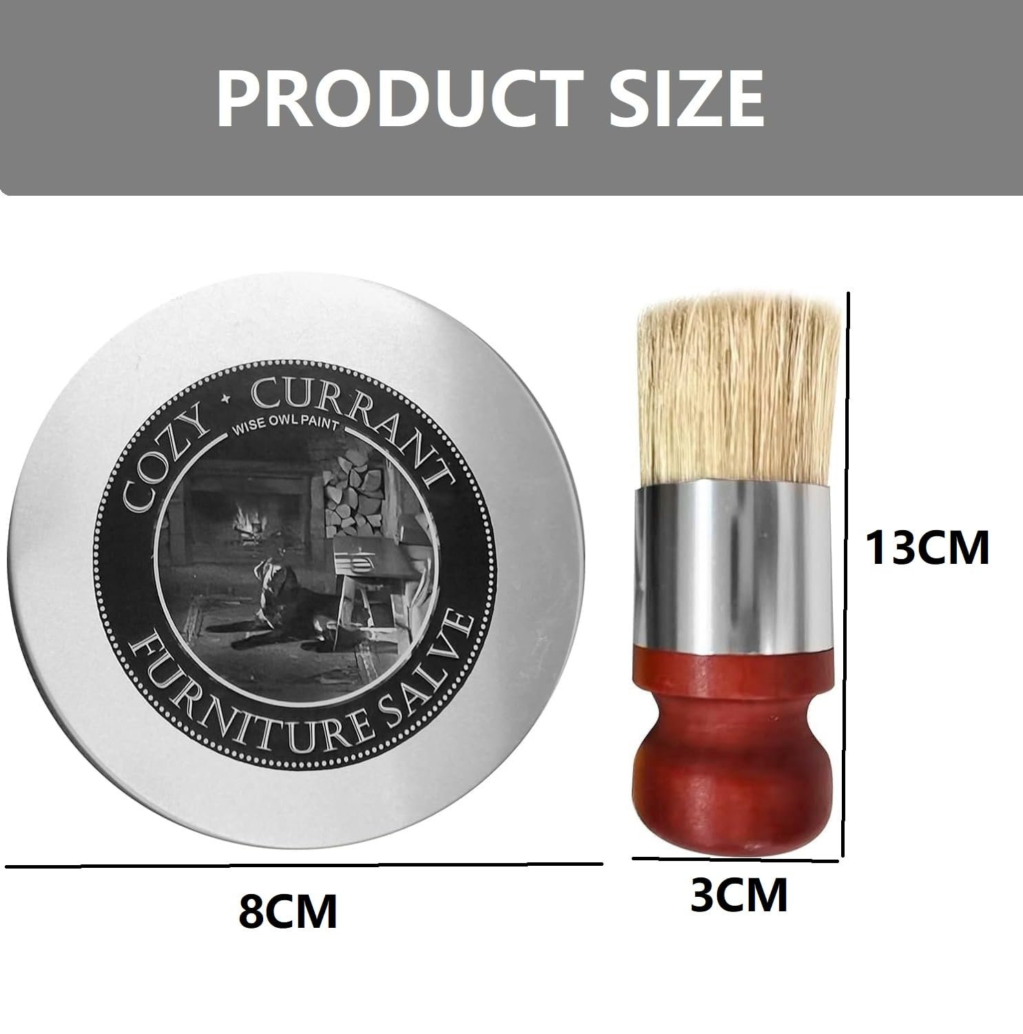 Furniture Salve,Ungüento para Muebles De Cuero,Bálsamo de Muebles,Ungüento de Cuero con Cepillo de,Leather Furniture Balm,Fácil de Usar,Adecuado Proteger Restaurar el Brillo de los Muebles Cuero,100g