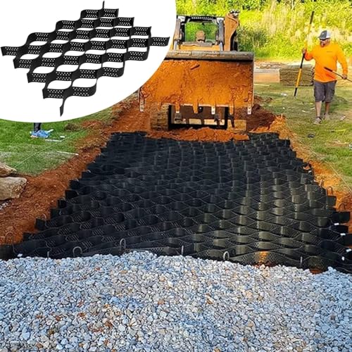 Grille de stabilisation de gravier de 5 cm pour créer des allées de jardin stables