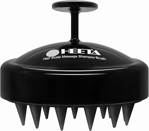 HEETA Scalp Massager Hair Growth, Soft Silicone Scalp Scrubber Shampoo Brush for Exfoliation, Dandruff Removal Head Massage Stress Relax, Wet...