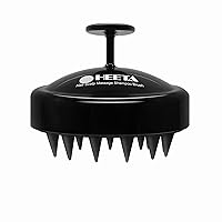 Vista 13 de HEETA Masajeador de cuero cabelludo para el crecimiento del cabello, cepillo de champú exfoliante de silicona suave para el cuero cabelludo, cepillo