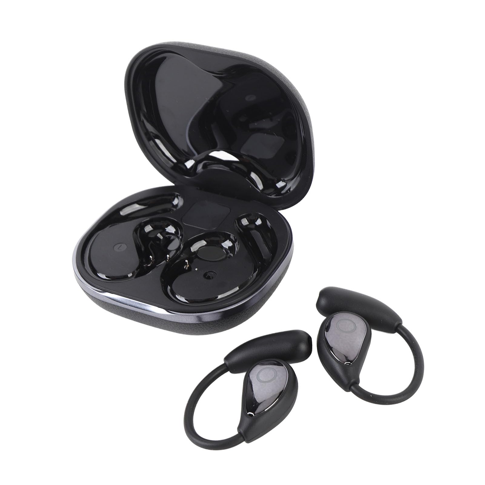 Cryfokt Auricolari per Traduzione Bluetooth Avanzati 144 Lingue 70 Accenti per Comunicazioni Facili per Viaggi e Affari 2 unità (BLACK)