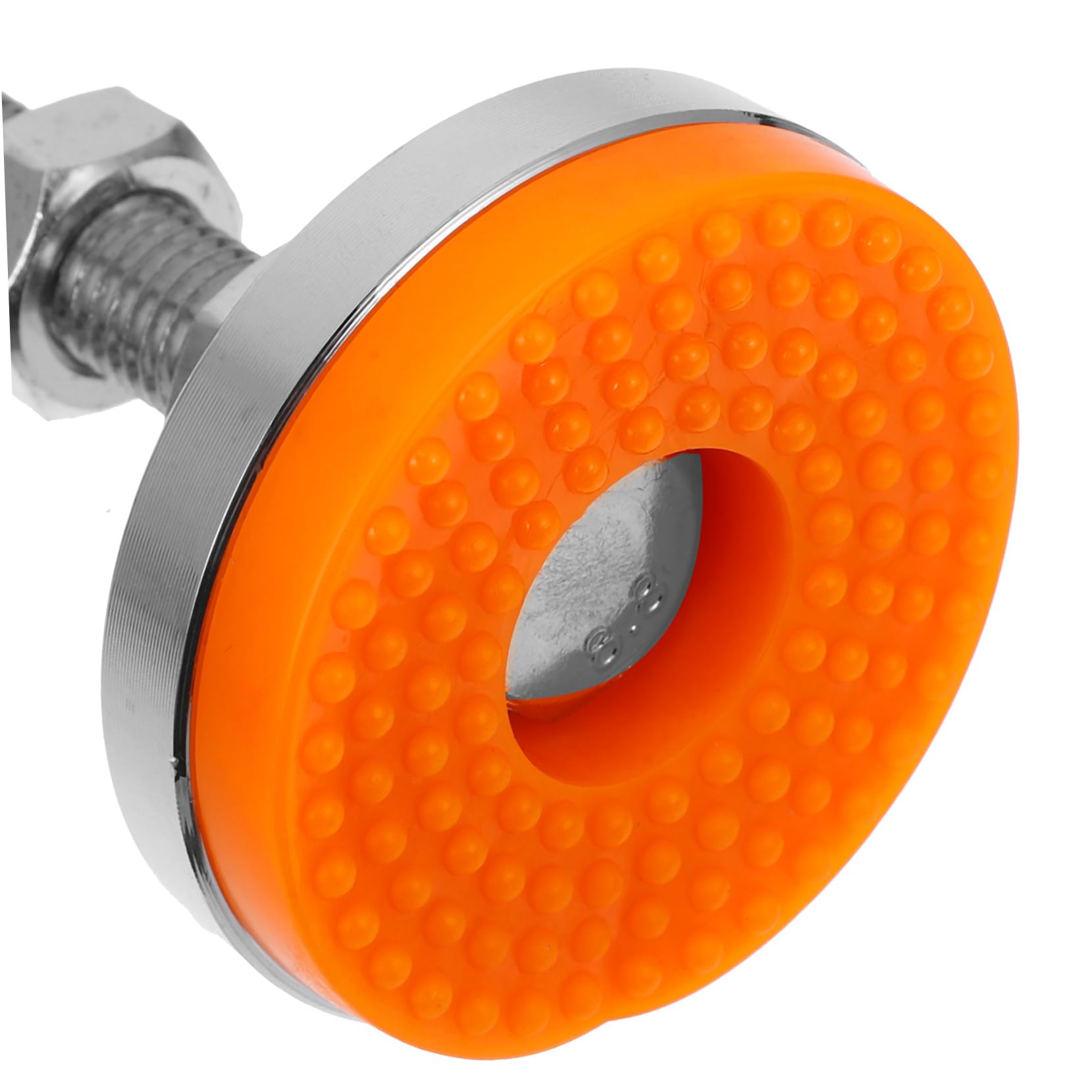 4 Stück Verstellbare Nivellierschrauben aus Kohlenstoffstahl mit Rutschfester Gummibasis Antivibrations Maschinen und Möbelfüße für Werkbänke und Fräsmaschinen