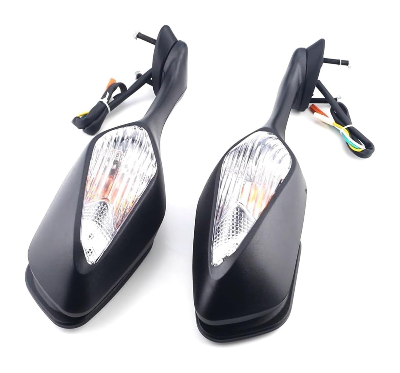Motocicleta para CBR1000RR 2008-2016 /VFR1200 2010-2012 Motocicleta Retrovisores Espejos Intermitentes Luz Espejo Retrovisor(1)
