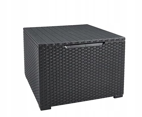 Keter Emma Lounge Set 3 Seater With Storage Table, Mobili Da Giardino, Grafite - 6