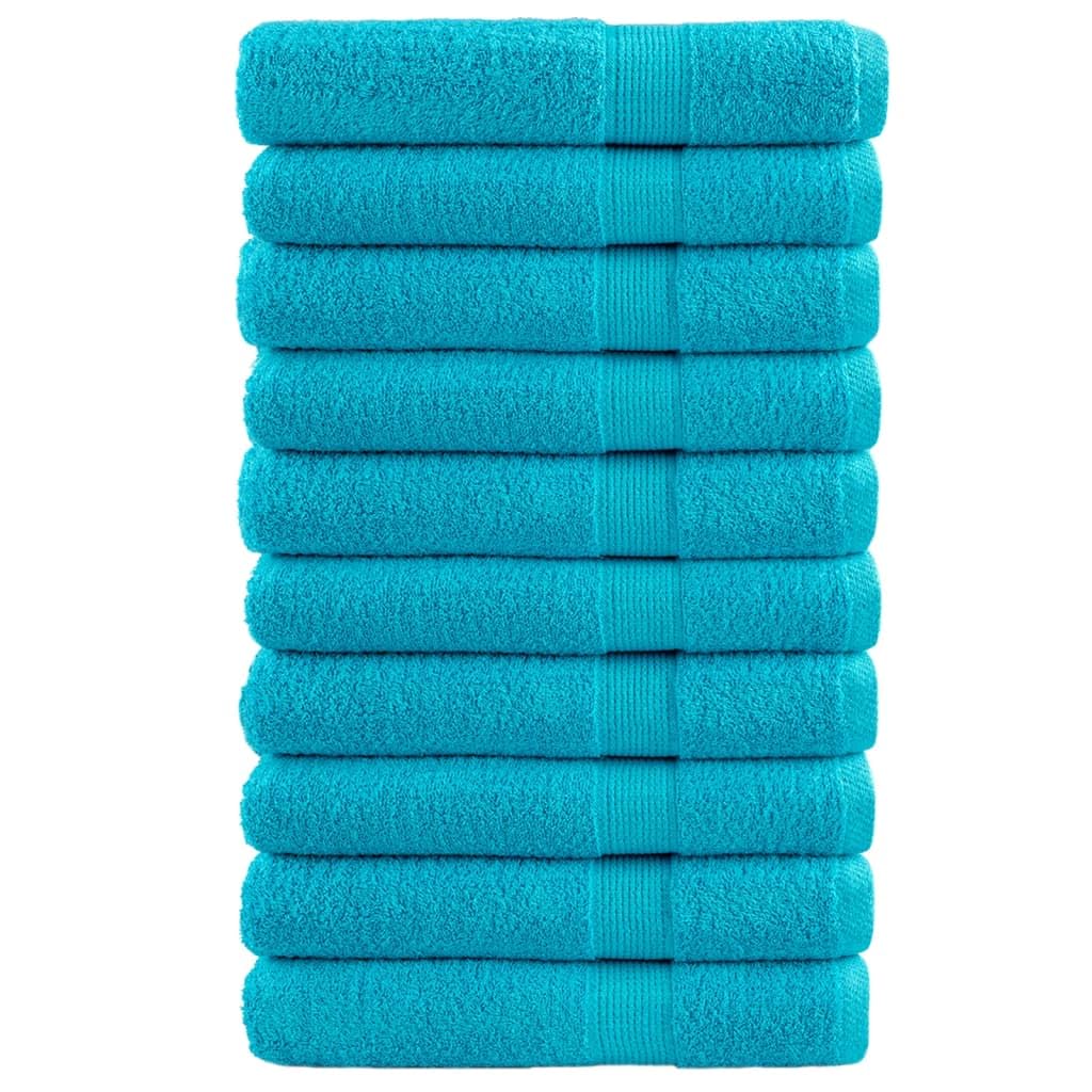 Juego de 10 toallas de sauna Solund de 100% algodón, muy suaves y absorbentes
