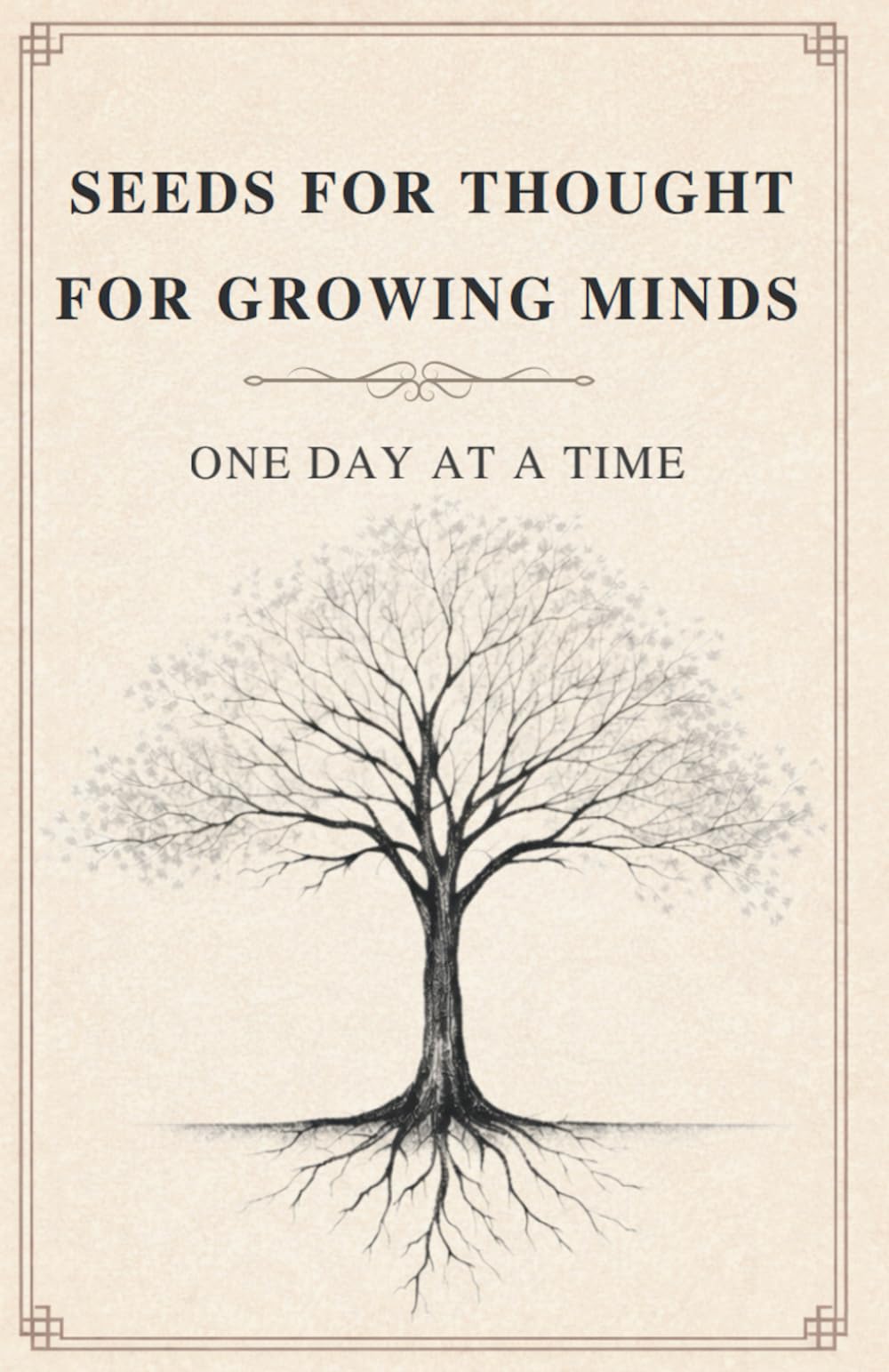 Seeds For Thought For Growing Minds: One Day At A Time