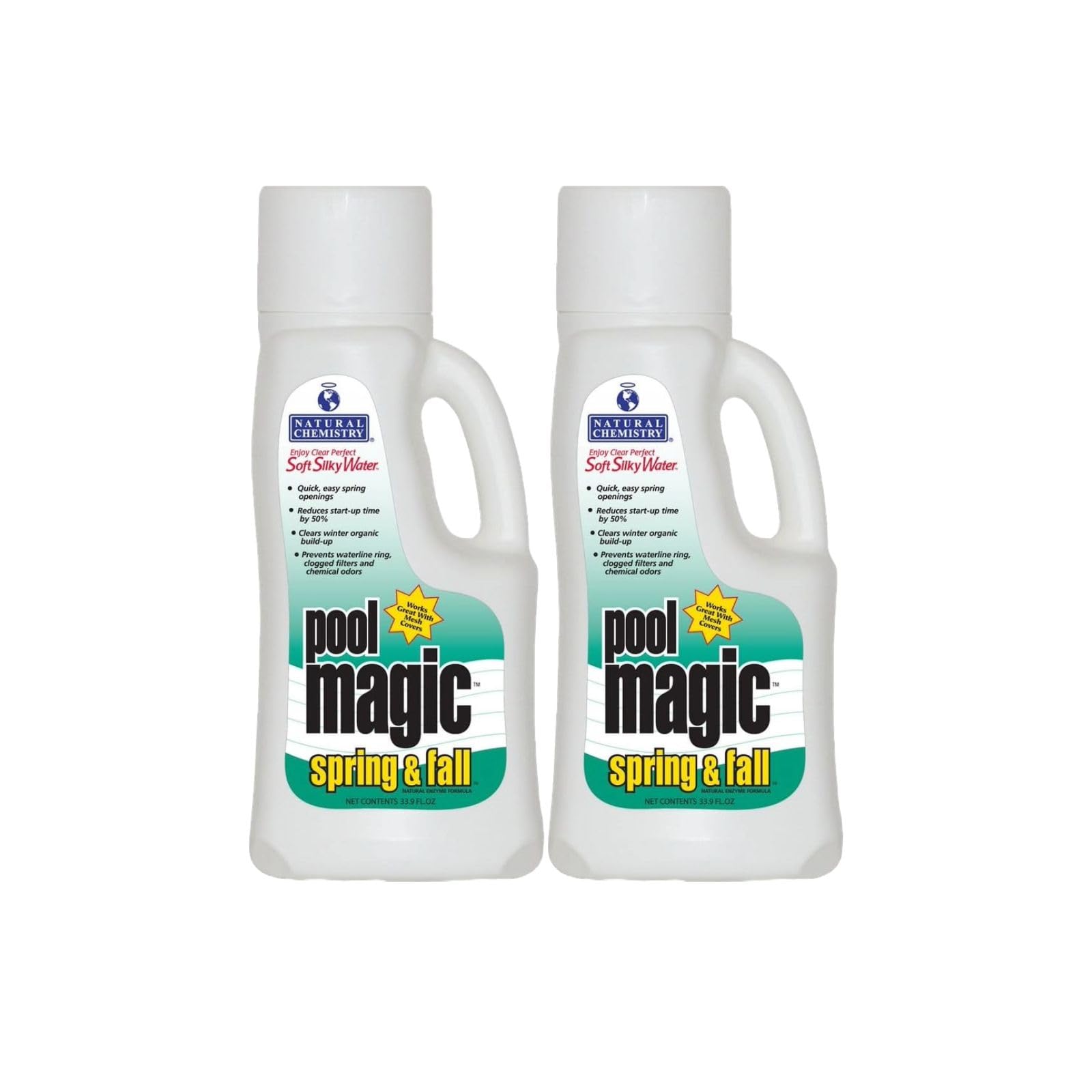Natural Chemistry 3722 Pool Magic Spring and Fall Pack of 2